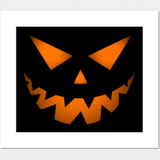 Jack-o- lantern vintage halloween pumpkin T-shirt for men and women Posters and Art